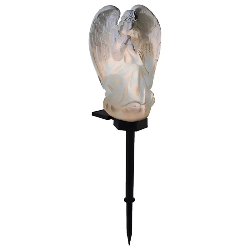 Eternallight engel harz solarlampe led gartenbeleuchtung energiesparend wetterfest xlumina2