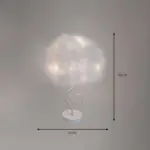 Evoglow feder wolken tischlampe skandinavisch romantisch federcloud xlumina5