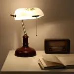 Evolicht vintage nachttischlampe retro design halbzylindrisch schlafzimmer xlumina