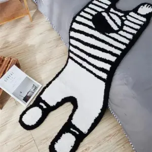 Just Give Up Monochrome Chic Rug