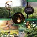 Fairytale solar krabbler solarleuchte solar lampe garten deko aussenbereich wetterfest xlumina8
