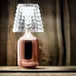Fancy tischleuchte moderne tischlampe gold schwarz design e27 60w xlumina