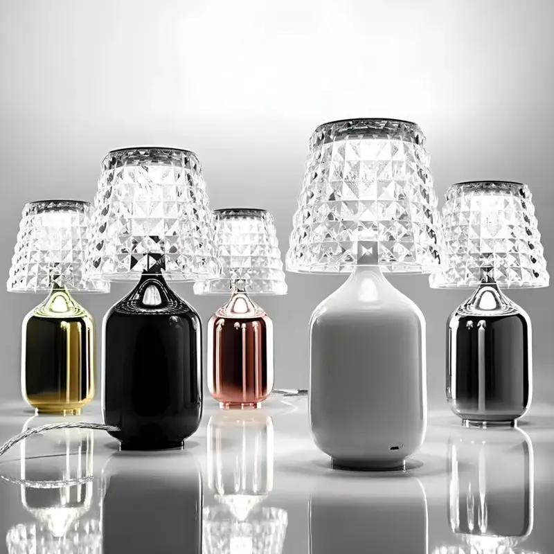 Fancy tischleuchte moderne tischlampe gold schwarz design e27 60w xlumina