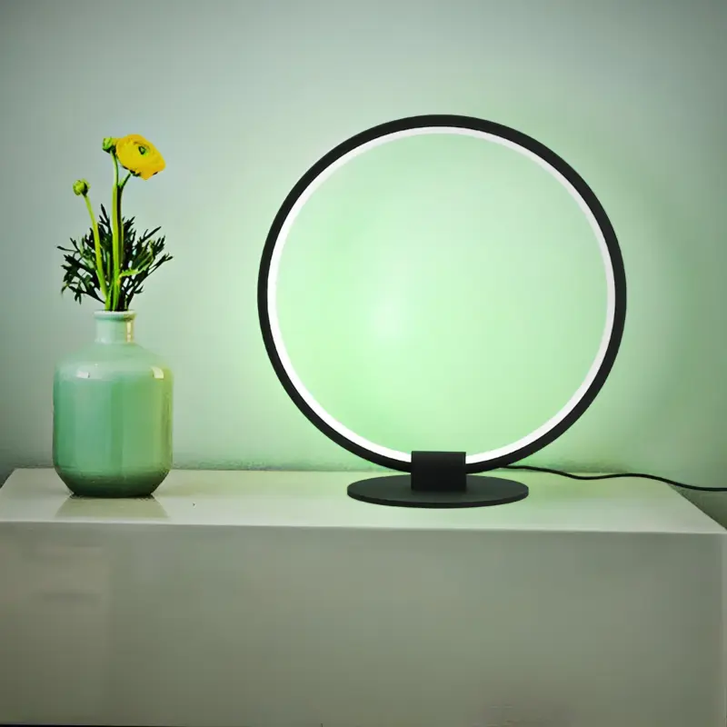 Farbige led hintergrund Tischlampe rgb usb ambiente licht anpassbare farben modern xLumina