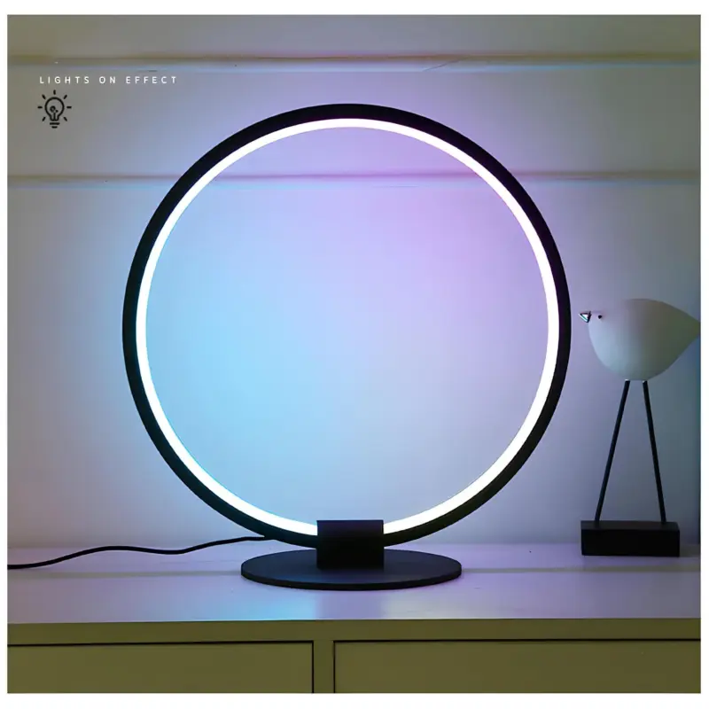 Farbige led hintergrund Tischlampe rgb usb ambiente licht anpassbare farben modern xLumina