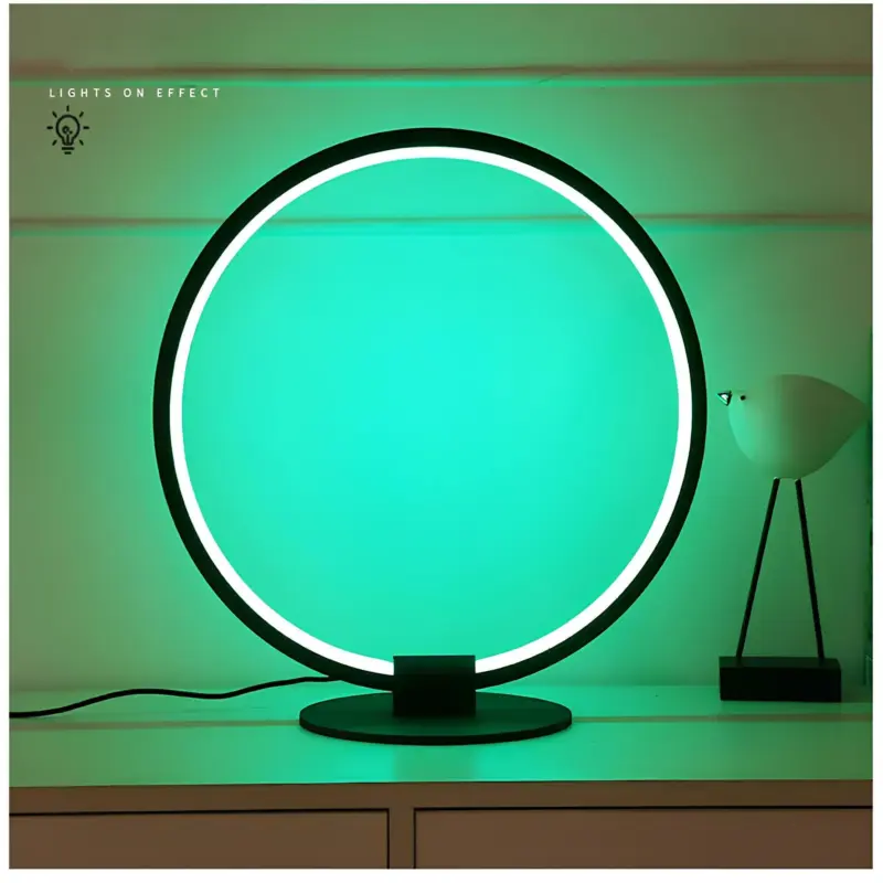 Farbige led hintergrund Tischlampe rgb usb ambiente licht anpassbare farben modern xLumina