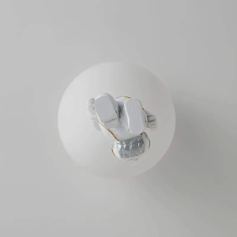 Fateh moderne led mond astronauten deckenlampen aus acryl xlumina