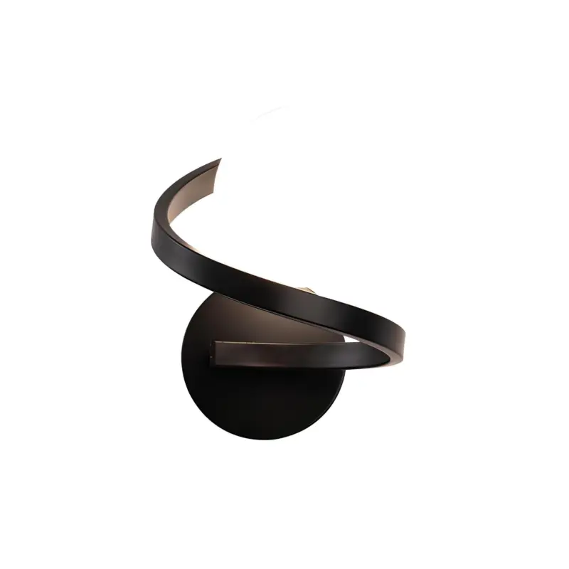 Flexglow minimalistische wandlampe modern geschwungen led beleuchtung xlumina