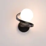Flexglow minimalistische wandlampe modern geschwungen led beleuchtung xlumina