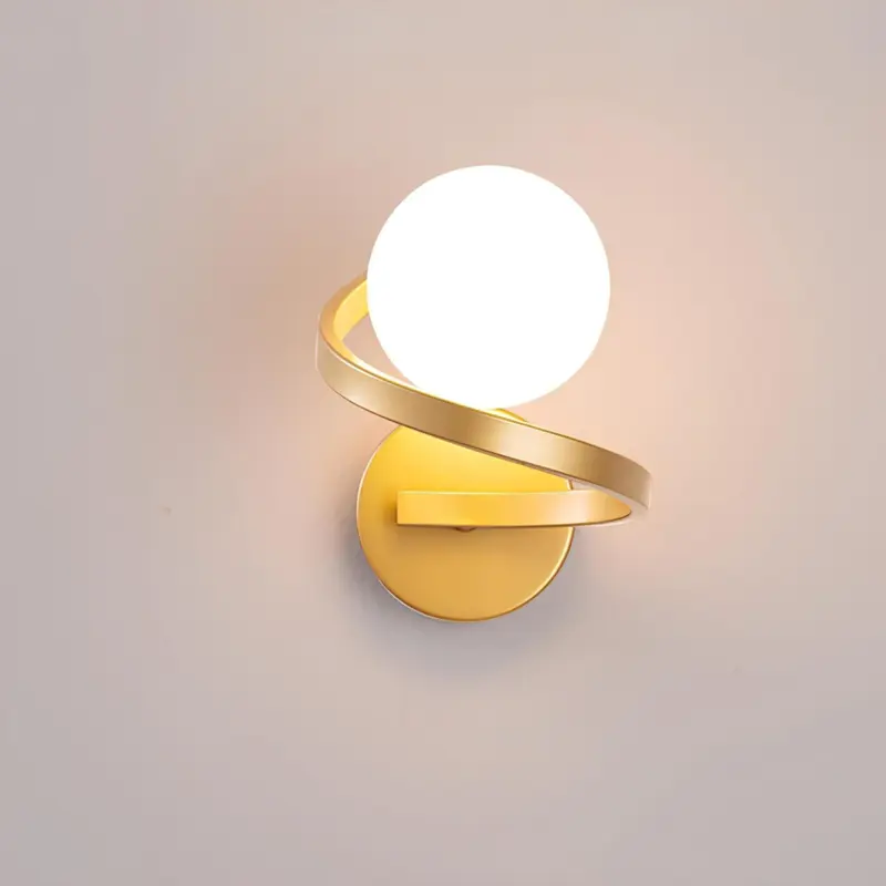 Flexglow minimalistische wandlampe modern geschwungen led beleuchtung xlumina