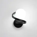 Flexglow minimalistische wandlampe modern geschwungen led beleuchtung xlumina