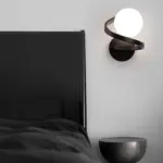 Flexglow minimalistische wandlampe modern geschwungen led beleuchtung xlumina
