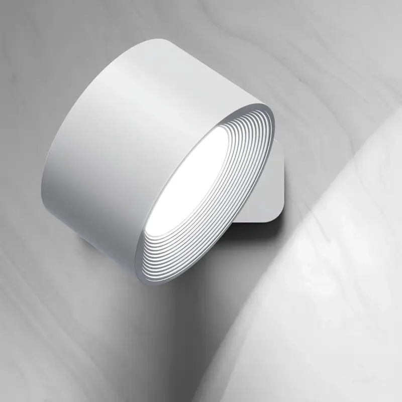 Flexilamp kabellose 360 grad wandlampe schwarz weiss gold silber wiederaufladbar modern design xlumina2