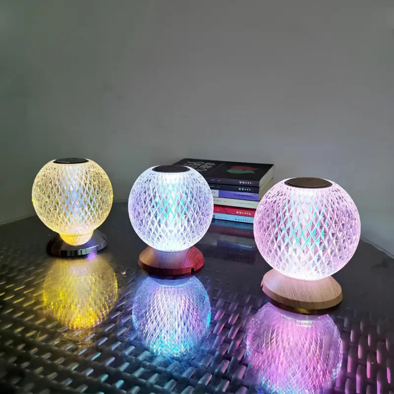 Flexiluxe kristall tischleuchte drahtlos dimmbar led kristall tischlampe elegant modern xlumina