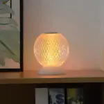 Flexiluxe kristall tischleuchte drahtlos dimmbar led kristall tischlampe elegant modern xlumina