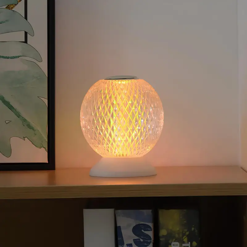Flexiluxe kristall tischleuchte drahtlos dimmbar led kristall tischlampe elegant modern xlumina
