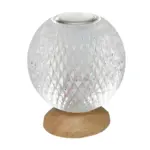 Flexiluxe kristall tischleuchte drahtlos dimmbar led kristall tischlampe elegant modern xlumina