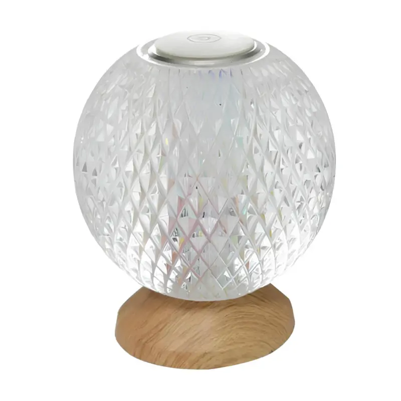 Flexiluxe kristall tischleuchte drahtlos dimmbar led kristall tischlampe elegant modern xlumina