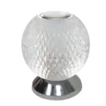 Flexiluxe kristall tischleuchte drahtlos dimmbar led kristall tischlampe elegant modern xlumina