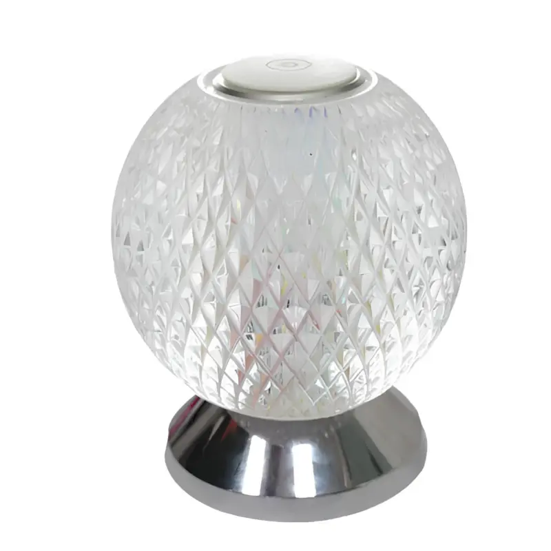 Flexiluxe kristall tischleuchte drahtlos dimmbar led kristall tischlampe elegant modern xlumina