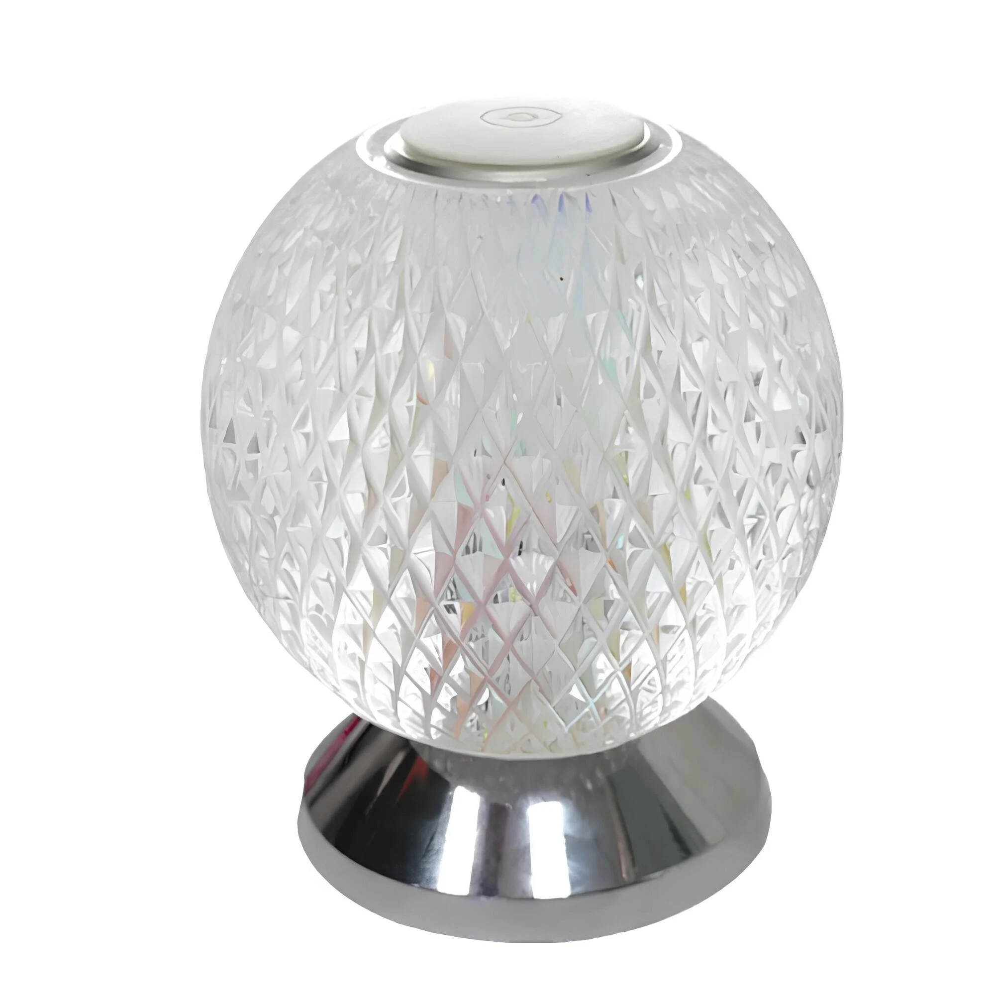 Flexiluxe Kristall Tischleuchte Drahtlos Dimmbar Led Kristall Tischlampe Elegant Modern Xlumina 8