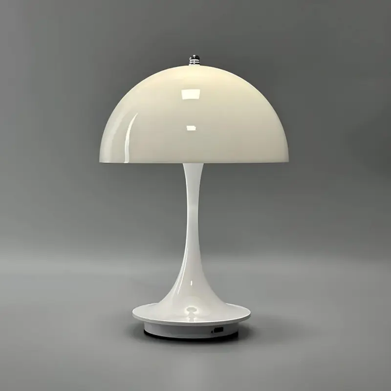 Flexishade tragbare metall lampenschirm tischlampe schwarz weiss holz led usb lampe xlumina2