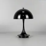Flexishade tragbare metall lampenschirm tischlampe schwarz weiss holz led usb lampe xlumina3