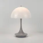 Flexishade tragbare metall lampenschirm tischlampe schwarz weiss holz led usb lampe xlumina7