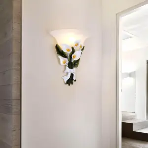 Homeko - Wall lamp with 1 arm and bouquet design