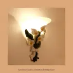 Floralicht wandlampe blumenstrauss design schwarz 12w led wandleuchte xlumina4
