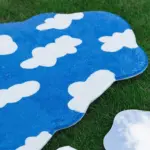 Fluffy clouds mat