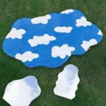 Fluffy clouds mat
