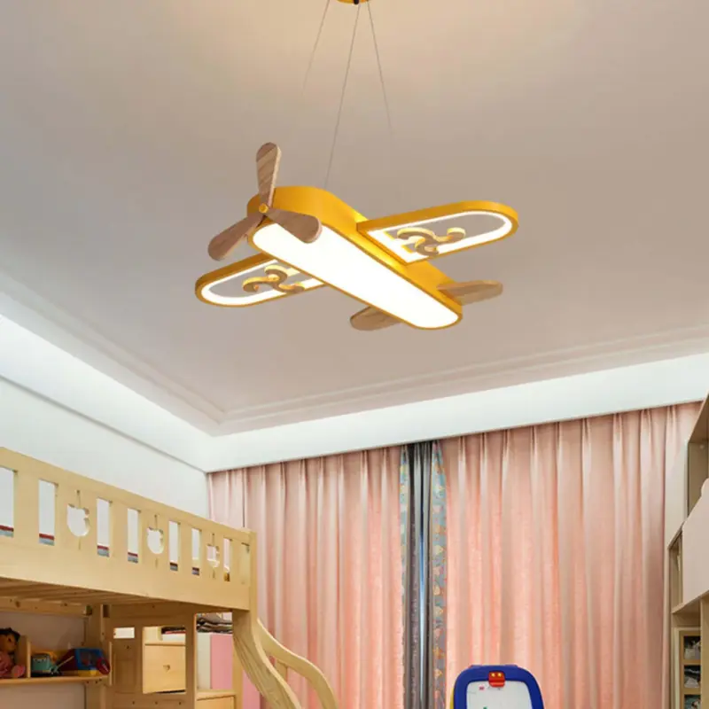 Flugzeugfoermige led Deckenlampen kinderzimmer modern stil licht xlumina