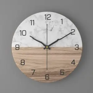 LuminaMarble - Creative Marble Wall Clock