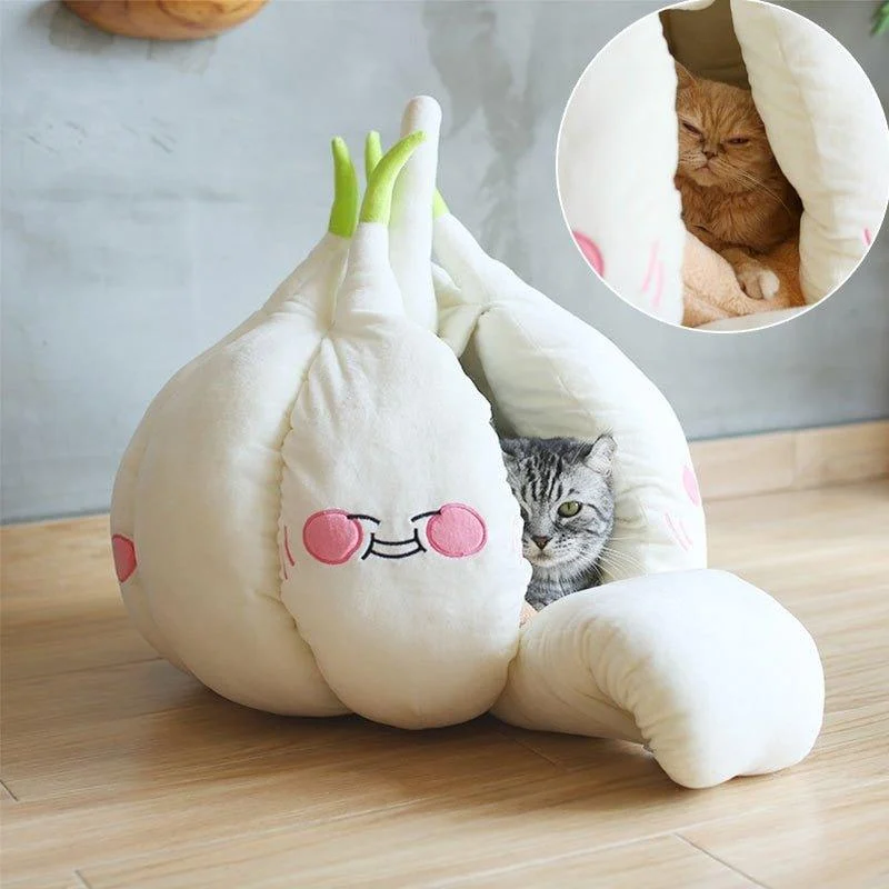 Garlic Pet Tent Bed For Cats And Small Dogs Patchandbagel 655430