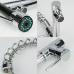 Gavaer spring pull down kitchen faucet dual mode