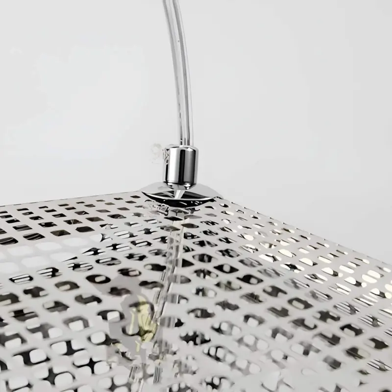 Geometrische runde haengelampe metall lichtdesign modern schwarz gold silber xlumina14