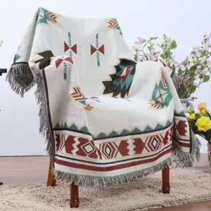 Geometry Indian Style Throw Blanket