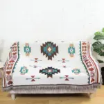 Geometry indian style throw blanket