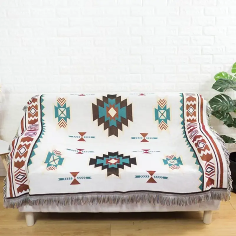 Geometry indian style throw blanket