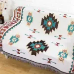Geometry indian style throw blanket