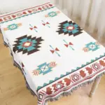 Geometry indian style throw blanket