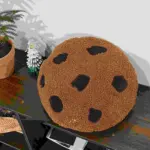 Giant cute cookie plush throw pillow and cushion patchandbagel