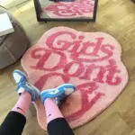 Girls dont cry rug