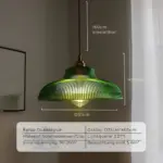 Glacialglow glas haengelampe elegantes design modern stilvoll xluxmina7