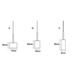 Glas esstisch hangeleuchte modern beleuchtung esszimmer elegant minimalistisch langlebig xlumina