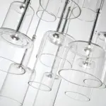 Glas esstisch hangeleuchte modern beleuchtung esszimmer elegant minimalistisch langlebig xlumina