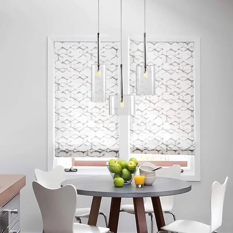 Glas esstisch hangeleuchte modern beleuchtung esszimmer elegant minimalistisch langlebig xlumina