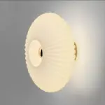 Glas wandleuchte wellenlicht 10W 2700K elegant modern wohnzimmer xLumina