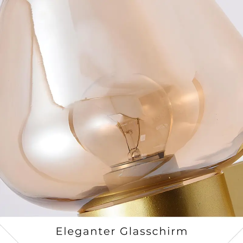Glassdelight wandleuchte aus glas elegant modernes design transparent e27 xlumina3
